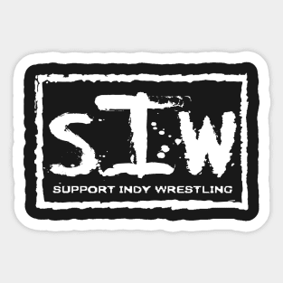 support indy wrestling Sticker